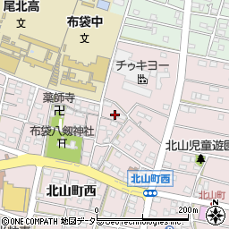 愛知県江南市北山町西199周辺の地図