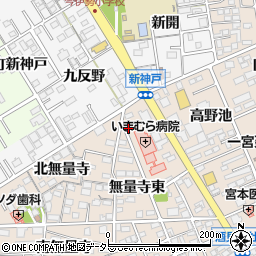 愛知県一宮市今伊勢町本神戸無量寺東6周辺の地図
