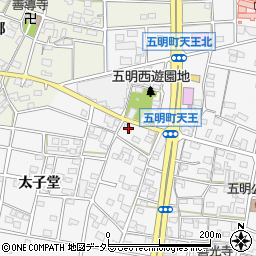 愛知県江南市五明町当光地3周辺の地図