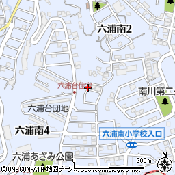 神奈川県横浜市金沢区六浦南周辺の地図