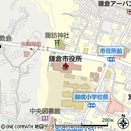 スルガ銀行鎌倉市役所 ＡＴＭ周辺の地図