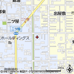 愛知県一宮市小信中島萱場周辺の地図