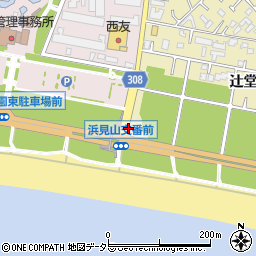 辻堂海浜公園前周辺の地図