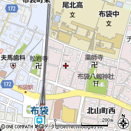 愛知県江南市北山町西66周辺の地図