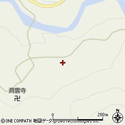 京都府南丹市美山町田歌奥ノ谷周辺の地図