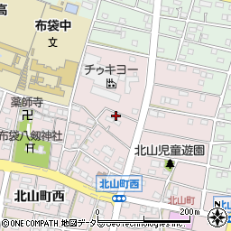 愛知県江南市北山町西207周辺の地図