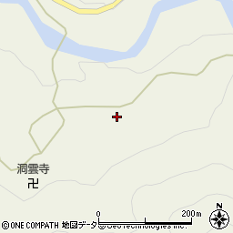 京都府南丹市美山町田歌（奥ノ谷）周辺の地図