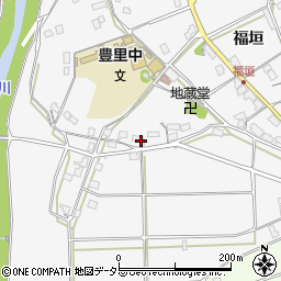 京都府綾部市豊里町福垣16周辺の地図