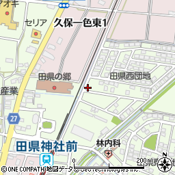 愛知県小牧市久保一色1010-18周辺の地図