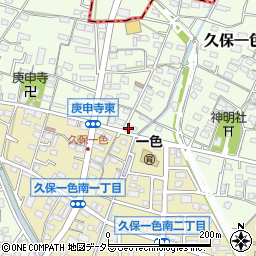 愛知県小牧市久保一色2849周辺の地図