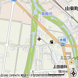 兵庫県朝来市山東町大垣35周辺の地図