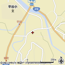長野県下伊那郡平谷村1020周辺の地図