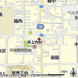 愛知県一宮市開明東沼69周辺の地図
