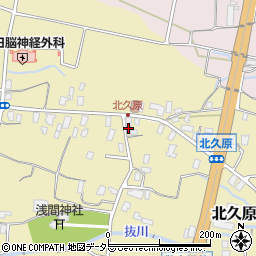 静岡県御殿場市北久原256周辺の地図