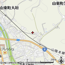 桐葉寺周辺の地図