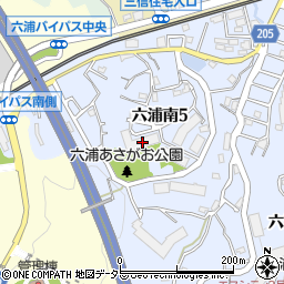 コモア六浦四番館周辺の地図