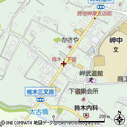 椎木・下宿周辺の地図