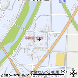 兵庫県朝来市和田山町市御堂173周辺の地図