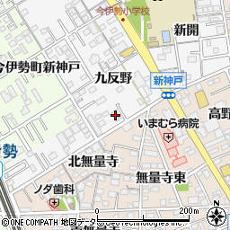 愛知県一宮市今伊勢町新神戸九反野24周辺の地図