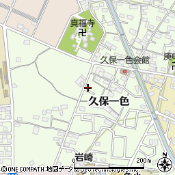愛知県小牧市久保一色3236-11周辺の地図