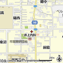 愛知県一宮市開明東沼64-7周辺の地図