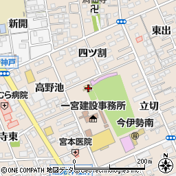 愛知県一宮市今伊勢町本神戸四ツ割7周辺の地図