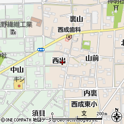 愛知県一宮市春明西出17周辺の地図