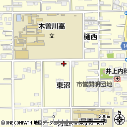 愛知県一宮市開明東沼39周辺の地図