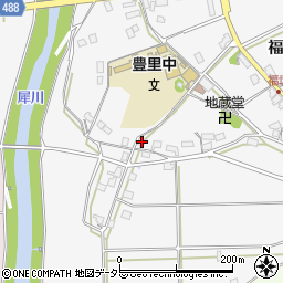 京都府綾部市豊里町福垣1周辺の地図