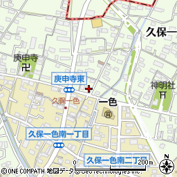 愛知県小牧市久保一色2847周辺の地図