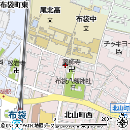 愛知県江南市北山町西50周辺の地図