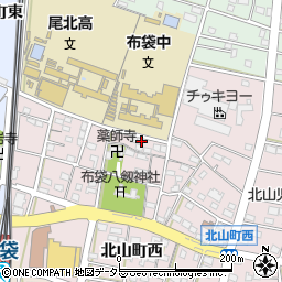 愛知県江南市北山町西23周辺の地図