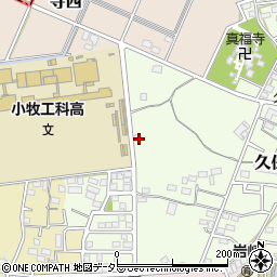愛知県小牧市久保一色3698-1周辺の地図