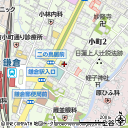 日本基督教団鎌倉雪ノ下教会周辺の地図