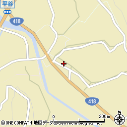 長野県下伊那郡平谷村900周辺の地図