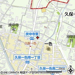 愛知県小牧市久保一色2843-2周辺の地図