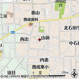 愛知県一宮市春明山前29周辺の地図
