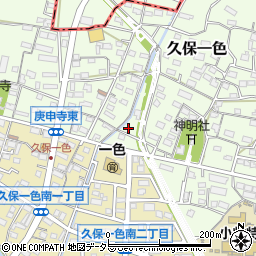 愛知県小牧市久保一色1692周辺の地図