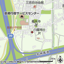 滋賀県米原市三吉668周辺の地図