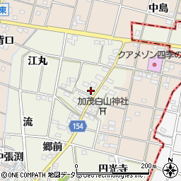 愛知県一宮市千秋町加茂郷周辺の地図