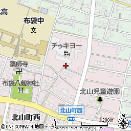 愛知県江南市北山町西187周辺の地図