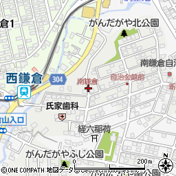 mS14【地図】鎌倉市 昭和46年 [バス路線バス停名 京急専用道 横浜 