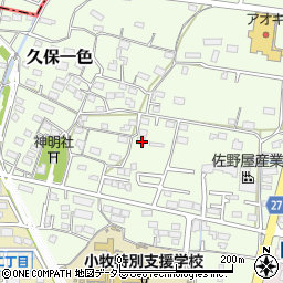愛知県小牧市久保一色1732周辺の地図