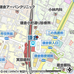 株式会社豊島屋　鎌倉駅前扉店周辺の地図