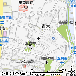 愛知県江南市五明町青木263-2周辺の地図