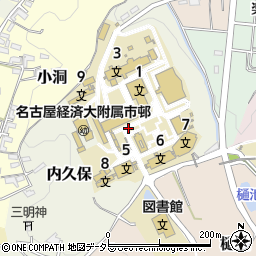 愛知県犬山市内久保周辺の地図