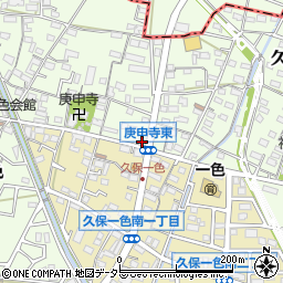 愛知県小牧市久保一色2838周辺の地図