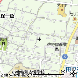 愛知県小牧市久保一色1248-1周辺の地図