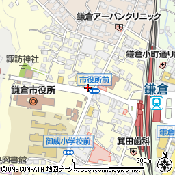 株式会社紀ノ国屋　鎌倉店周辺の地図