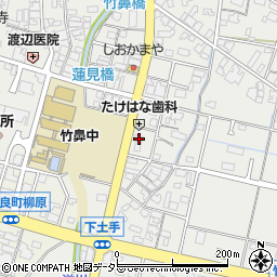 岐阜県羽島市竹鼻町狐穴1648周辺の地図